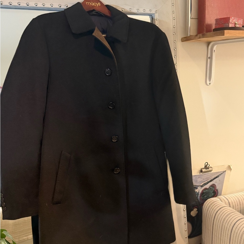 Ralph Lauren Classic Black Pea Coat